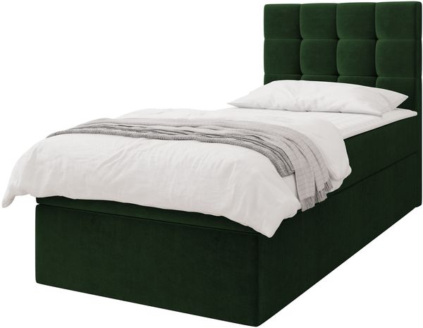 Boxspringbett Gazel Single (Farbe: Polo 889, Größe: 80 x 200)