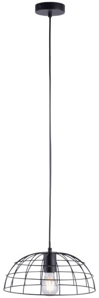 Hängeleuchte, Käfig-Optik, schwarz, 30 cm