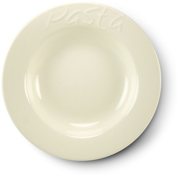 Pastateller RIMINI 26 cm Cremeweiß - TRATTORIA - aus Porzellan / CreaTable