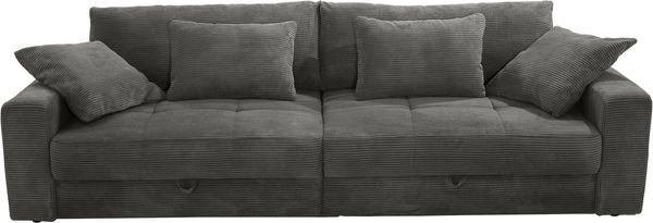 Jockenhöfer Gruppe Big-Sofa Space XL, B: 284 cm, Mega-Sofa mit Bettkasten & 4 Zierkissen
