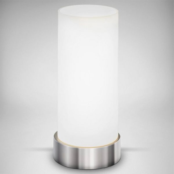 Tisch-Leuchte Lampe Touch Nachttischlampe Nacht-Licht Schreibtischlampe Büro E14 Zylindrisch