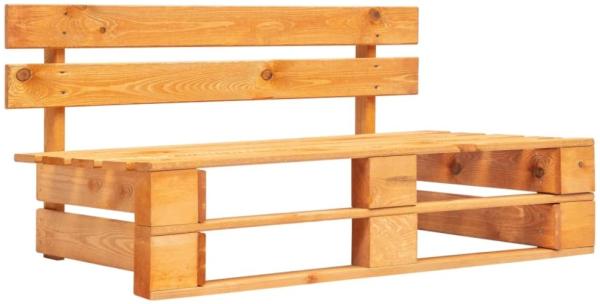 vidaXL Outdoor-Bank Paletten Holz Honigbraun 45765