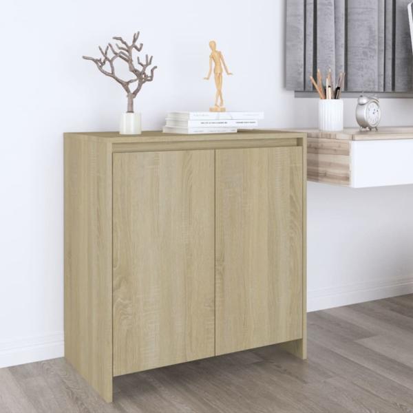 vidaXL Sideboard Sonoma-Eiche 70x41x75 cm Holzwerkstoff 809740