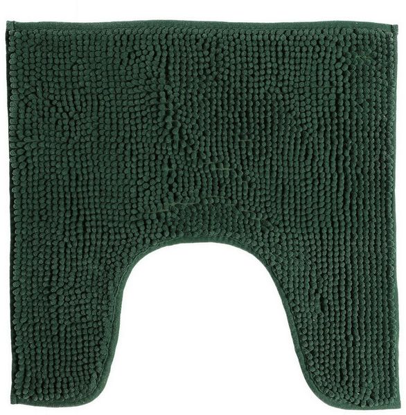 Urban Living Badematte WC-Vorleger mit Ausschnitt Toilettenvorleger, Polyester, Rückseite mit rutschhemmender Beschichtung