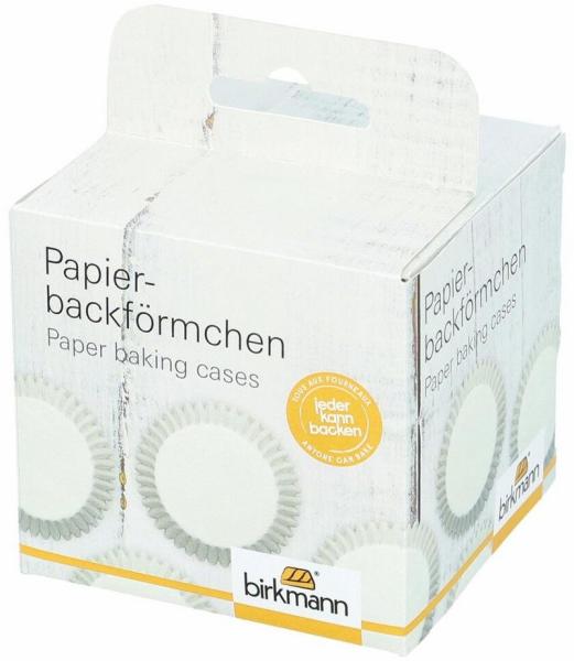 Birkmann Muffinform Papierbackförmchen Weiß Ø 7 cm