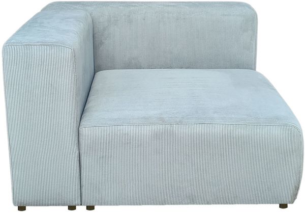 Sofa-Modul Suldal Eckelement rechts Cord Hellblau [en. casa] Bild 3