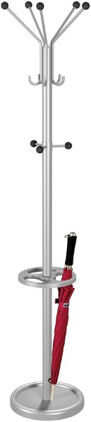 Kerkmann Design Garderobenständer 6068. 1 TK2 Stahl alusilber