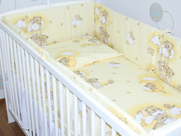 Primawela Bettnestchen Nestchen 420 cm Bettumrandung Baby Bett Kinder Nest Kopfumrandung