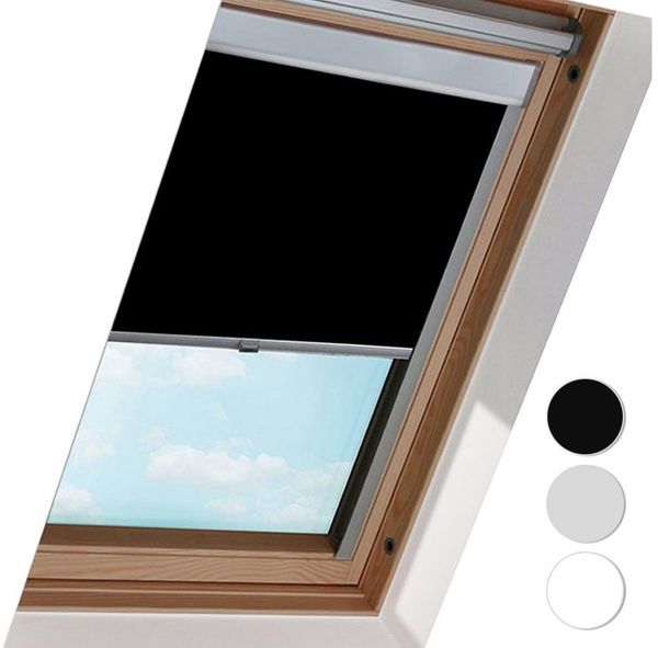 Dachfensterrollo Verdunkelungsrollo Dachfensterrollo Thermo-Rollo für GGL GPU GTU GXU, Clanmacy