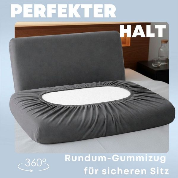 SEI Design Kissenbezüge Kissenbezug Spannbezug 2-er Pack für Gesundheitskissen – 40x60 cm, (2 Stück), Bezug ist geeignet für Nackenkissen ergnonomische Kissen Schlafkissen