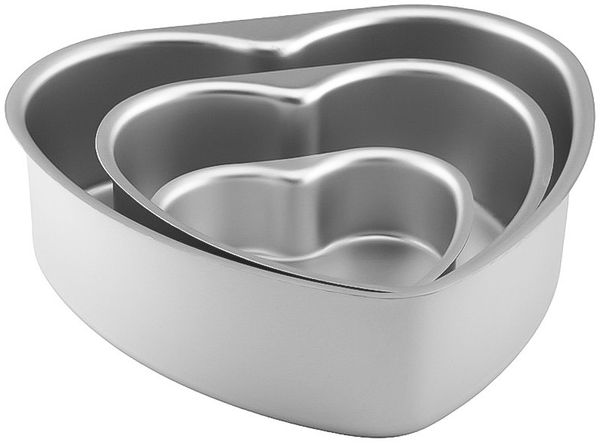 3-teiliges Herz-Kuchenform Set – Perfekt für besondere Anlässe