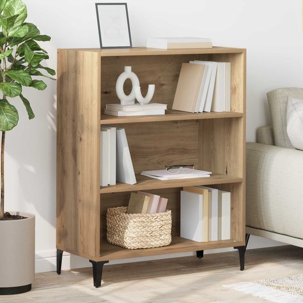 vidaXL Sideboard Artisan-Eiche 69,5 x 32,5 x 90 cm Holzwerkstoff 880711