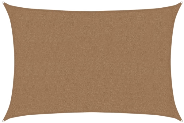 vidaXL Sonnensegel 160 g/m² Taupe 2,5x3,5 m HDPE 311398