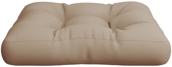 vidaXL Palettenkissen Taupe 50 x 50 x 12 cm Stoff Bild 5