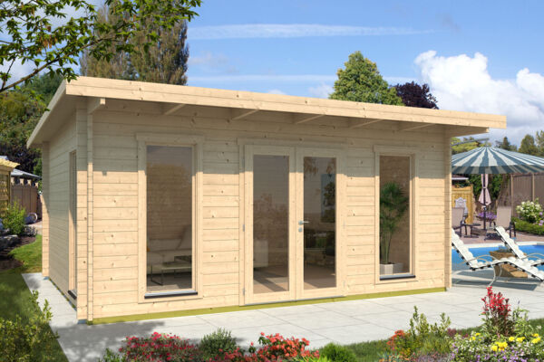 Fjordholz Gartenlounge Modell Nils 44 Schwedenrot