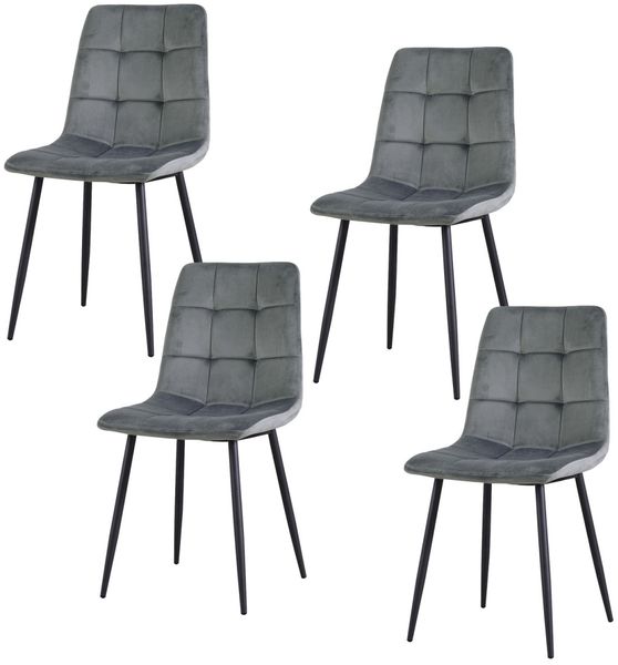 HTI-Living Esszimmerstuhl Stuhl Mesa Velvet 4er-Set (Set, 4 St), Esszimmerstuhl Samt