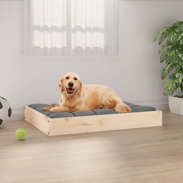 vidaXL Hundebett 71,5x54x9 cm Massivholz Kiefer 820856
