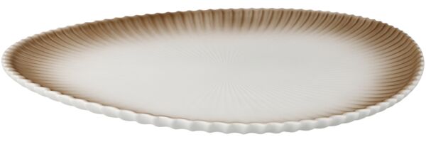 Goebel / Raindrop,Schale,33,5cm x 29,0cm x 3,5cm / Biskuit-Porzellan / 33,5cm x 29,0cm x 3,5cm