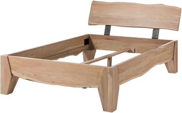 Bett Akazie160x200 natur lackiert PURE ACACIA #313