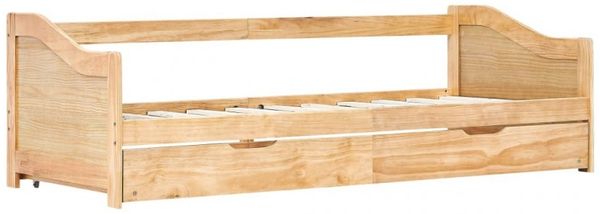 vidaXL Ausziehsofa Bettgestell Kiefernholz 90×200 cm 283150 Bild 3
