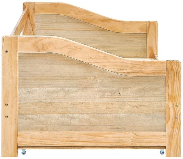 vidaXL Ausziehsofa Bettgestell Kiefernholz 90×200 cm 283150 Bild 14