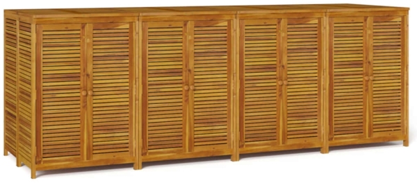 vidaXL Gartenbox 280x87x104 cm Massivholz Akazie 3155244