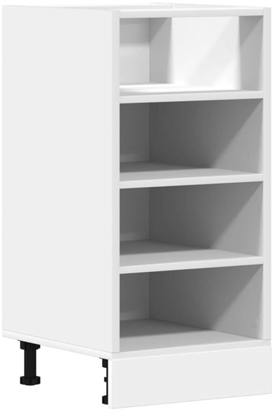 vidaXL Unterschrank Riga Weiß 40x44,5x81,5 cm Holzwerkstoff 854202