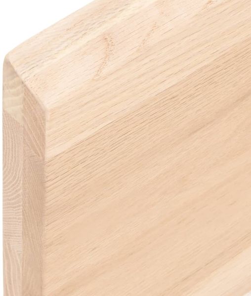 vidaXL Tischplatte 100x60x(2-4) cm Massivholz Eiche Unbehandelt 3156306 Bild 7