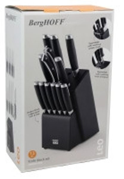 BergHOFF Leo Graphite Messerblock 13-teilig