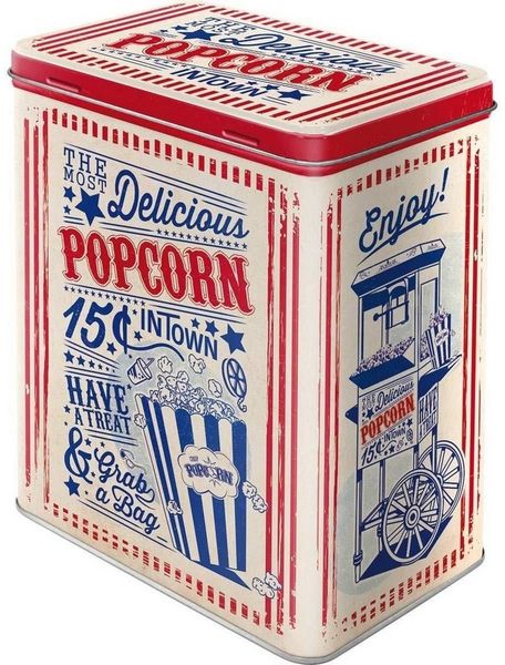 Nostalgic-Art Vorratsdose Kaffeedose Blechdose - Popcorn
