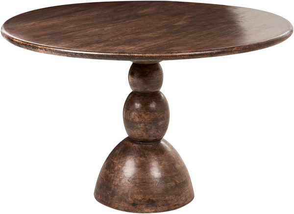Esstisch SILVON Dunkelbraun 120 cm 120 cm Mangoholz