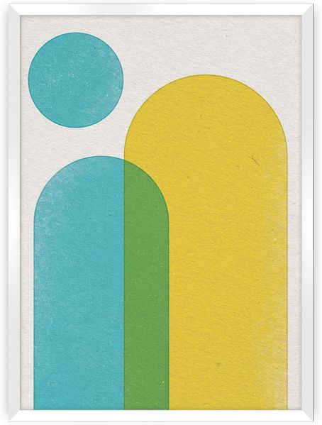 Dekoria Poster Abstract Shapes II