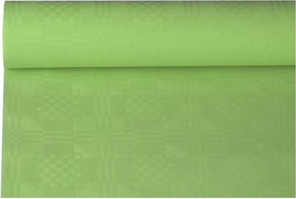 Papiertischtuch mit Damastprägung 8 m x 1,2 m olive