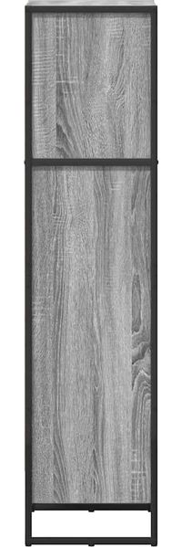 vidaXL Bücherregal Graues Sonoma 40 x 30 x 121 cm Holzwerkstoff 886369 Bild 6