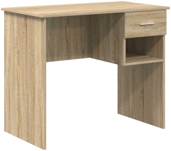 vidaXL Schreibtisch Sonoma-Eiche 90 x 49 x 75 cm Holzwerkstoff 869268