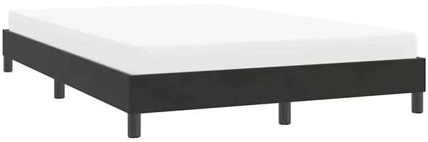 vidaXL Bettgestell ohne Matratze Schwarz 140x210 cm Samt 4101357 Bild 4