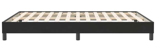 vidaXL Bettgestell ohne Matratze Schwarz 140x210 cm Samt 4101357 Bild 6