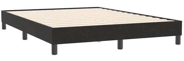 vidaXL Bettgestell ohne Matratze Schwarz 140x210 cm Samt 4101357 Bild 7