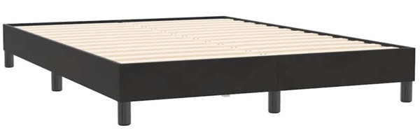 vidaXL Bettgestell ohne Matratze Schwarz 140x210 cm Samt 4101357