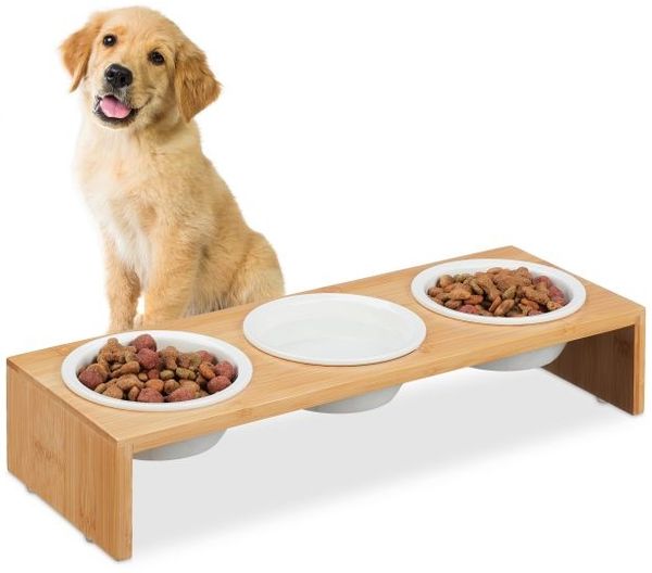 Relaxdays Futterstation für Hunde