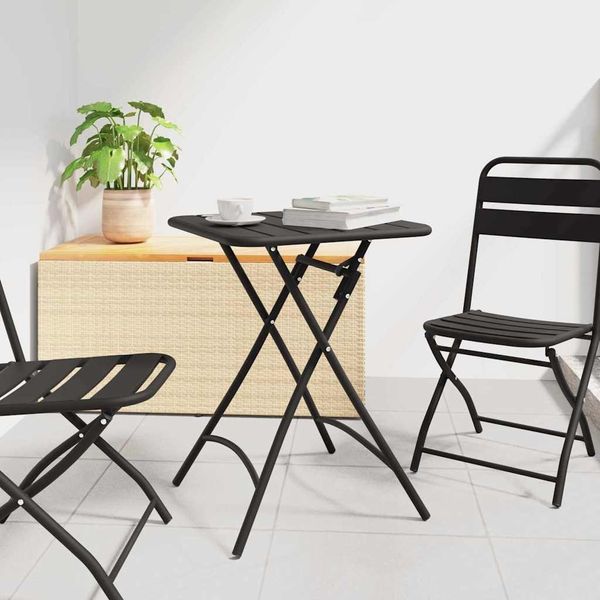 vidaXL Bistrotisch Anthrazit 55 x 55 x 72,5 cm 42002948