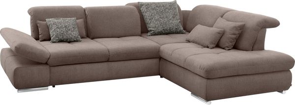 set one by Musterring Ecksofa SO 4100 mit komfortablen Federkern und Kopfteilverstellung, wahlweise mit Bettfunktion und Sitztiefenverstellung, L-Form