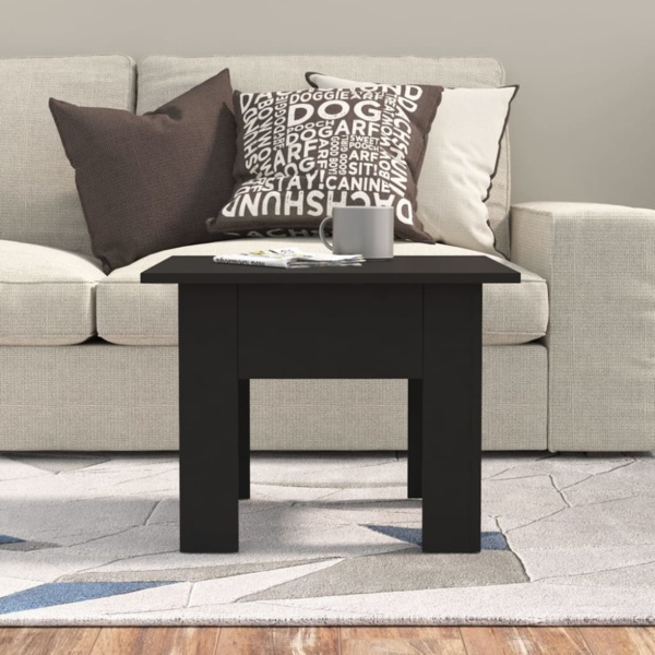 Couchtisch Schwarz 55 x 55 x 42 cm Spanplatte [810236] Bild 5