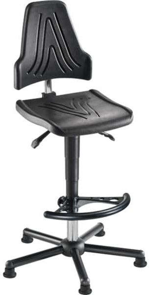 meychair Drehstuhl 11370 W19-25-H-PU-FS7 ESD XXL 250kg schwarz