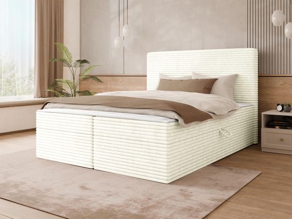 Boxspringbett Wokio (Farbe: Ambience 01, Größe: 180 x 200)