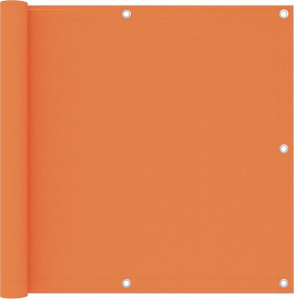 vidaXL Balkon-Sichtschutz Orange 90x400 cm Oxford-Gewebe 135049