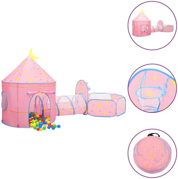 Spielzelt für Kinder Rosa 301x120x128 cm