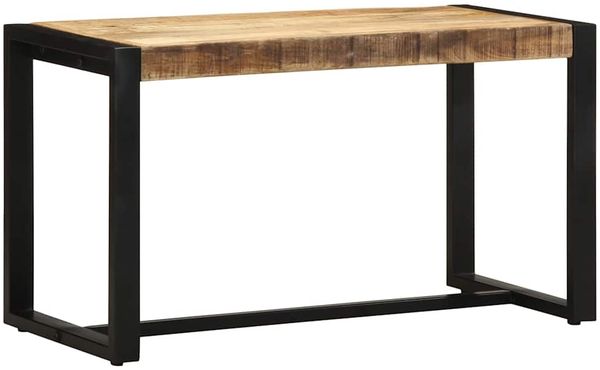vidaXL Bank 80x35x45 cm Raues Massivholz Mango 4015979