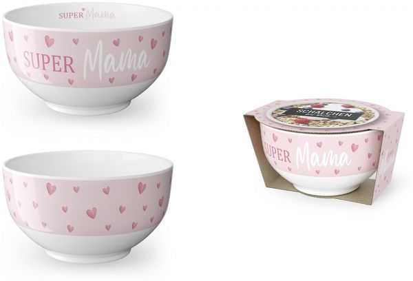 Müsli-Salat-Dessert-Schale Schüssel Bowl la vida Geschenk Supermama 9557361