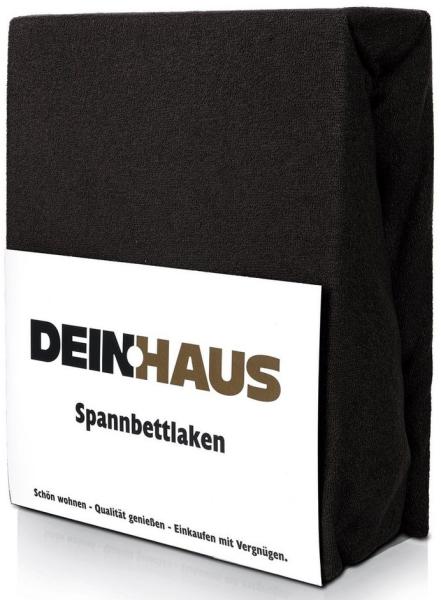 DH DEIN. HAUS Spannbettlaken Frottee Bettlaken mit Gummizug aus natürlicher Baumwolle, Gummizug: mit Gummizug, Baumwolle, atmugsaktiv, hautfreundlich, pflegeleichter Stoff